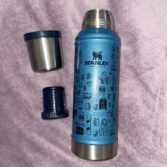 NEW - Stanley x Eddie Bauer Blue Legendary Classic Bottle - Picture 6 of 8
